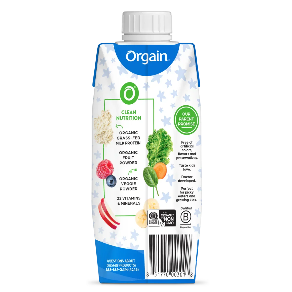 Kids Protein Organic Nutrition Shake - Vanilla