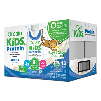 Kids Protein Organic Nutrition Shake - Vanilla