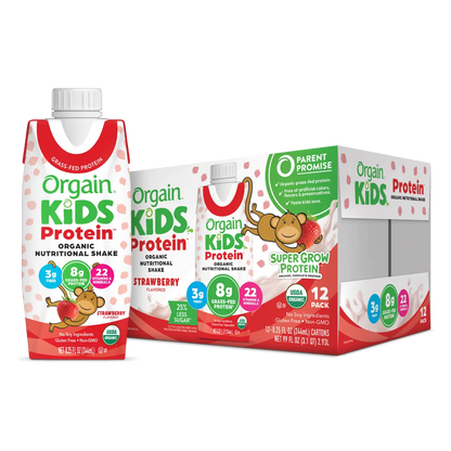 Kids Protein Organic Nutrition Shake - Strawberry