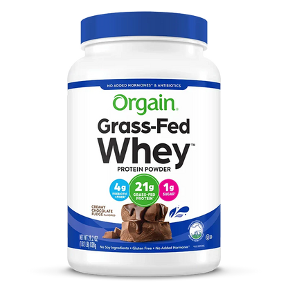 Grass Fed Whey Protein Powder - Creamy Chocolate Fudge