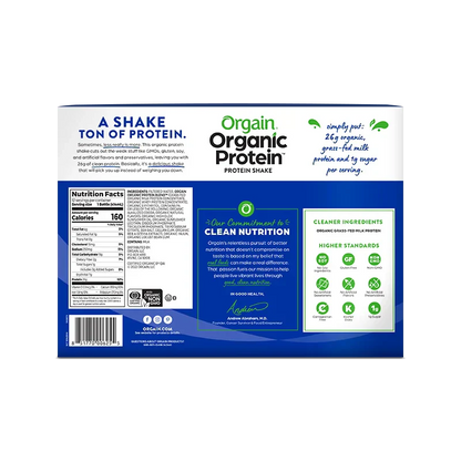 26g Organic Protein? Grass Fed Protein Shake
