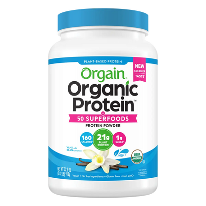 Organic Protein? & Superfoods Plant Based Protein Powder - Vanilla bean