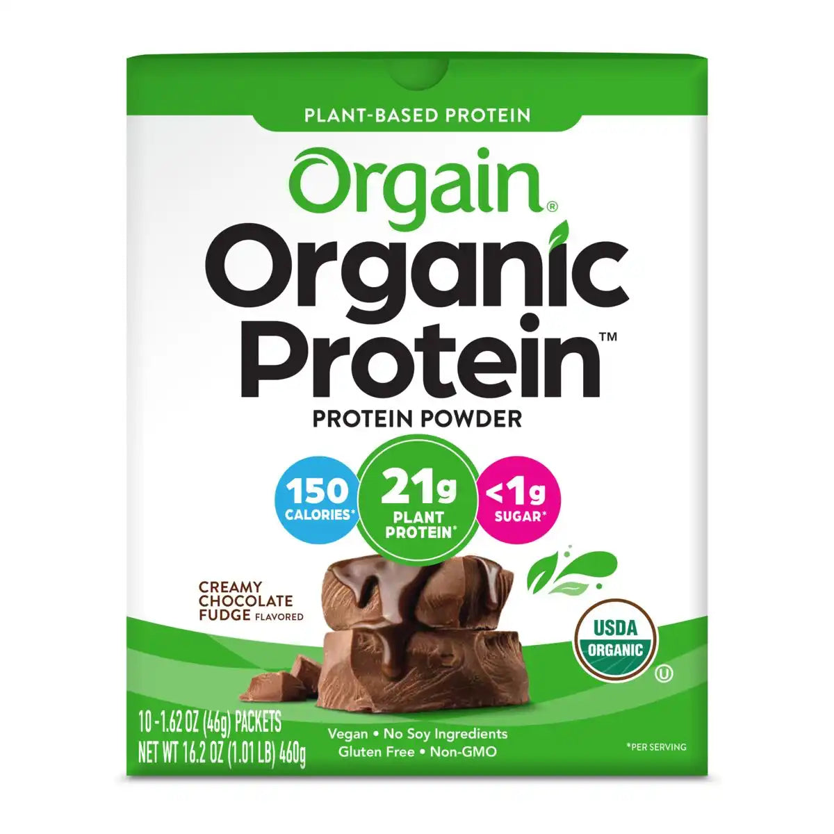 Single Serve Organic Protein? Plant Based Protein Powder - Chocolate